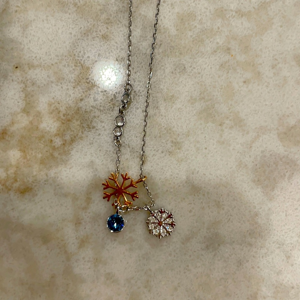 Swarovski snowflake necklace